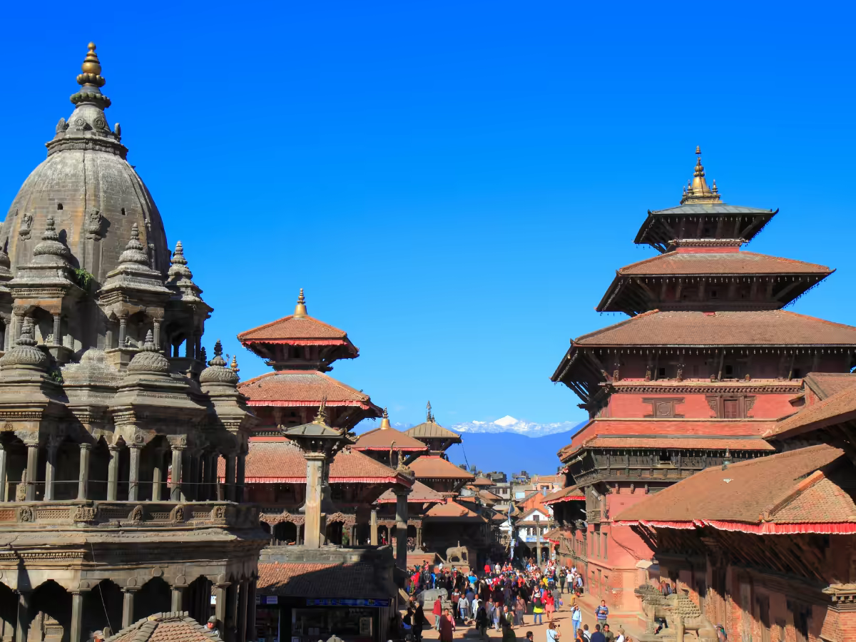 A gilded window in Patan Durbar Square, Lalitpur.